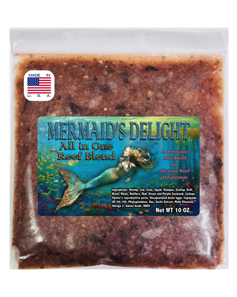 Mermaid's Delight FROZEN All In One Reef Blend 10oz